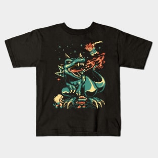 8-bit Tyranno Kids T-Shirt